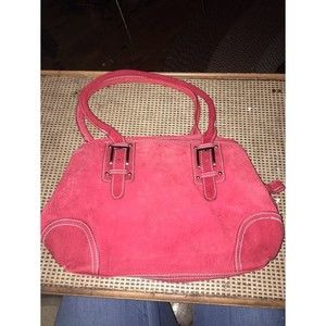 Red Suede Purse